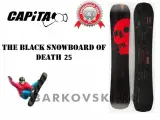 Сноуборд Capita The Black Snowboard Of Death, мужской, 156 см, кэмбер, чёрный/красный
