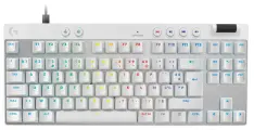 Logitech Игровая клавиатура проводная PRO X TKL RAPID, Английская раскладка, белый