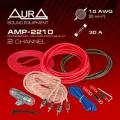 Комплект для подключения 2-х канального усилителя 10AWG Aura AMP-2210