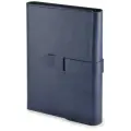Ежедневник Bruno Visconti Senate недатированный на 2024 год, искусственная кожа, А5, 136 листов, синий, цвет бумаги тонированный