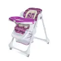 Стульчик для кормления Nuovita Beata, универсальный, трансформер, экокожа, бежевый/фиолетовый