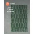 Мягкий коврик Terapy Moroshka для ванной комнаты 50х80 см, цвет зеленый