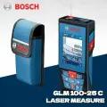 Дальномер Bosch GLM100-25C, Bluetooth, водонепроницаемый, до 100м, точность ±1,5мм