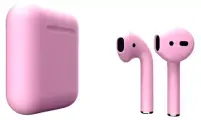 Беспроводные наушники Apple AirPods 2 Color (без беспроводной зарядки чехла), матовый розовый