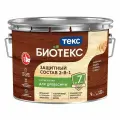 Защитный лессирующий состав для древесины Биотекс 2 в 1 (9л) орех