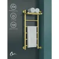 Полотенцесушитель Водяной Onix, модель Classic Plus Gold Right 300x800, Лесенка с боковым подключением справа, Матовое золото, полный комплект