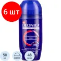Комплект 6 штук, Дезодорант-антиперспирант DEONICA FOR MEN Антибак эффект 50мл ролик шоубокс