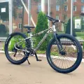 Горный полуфэтбайк JOYOY камуфляж серый (27,5 колеса рама: алюминиевая)