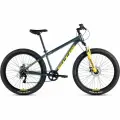 Велосипед горный SITIS FLASH 27.5 (2024), хардтейл, стальная, цвет Grey-Yellow, размер рамы 15, рост 160-170 см