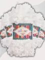 Пряжа для вязания Alize Puffy Fine цвет 55 белый, 100 г / 14 м, 5 мотков