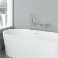 Встроенный смеситель для ванны из латуни со шлангом и лейкой Vieir V403532 хром