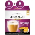 Кофе в капсулах Absolut Drive Cappuccino With Milk, кофе, молоко, 8 порций, 16 кап. в уп.
