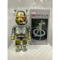 Коллекционная фигурка Bearbrick Железный Человек Iron Man, 28 см, пластик, коллекционная