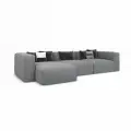 Диван NEO hit размер 360х168х72 серого цвета