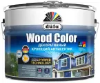 Dufa Wood Color Кроющий антисептик для деревянных фасадов (белый, 2,5л)