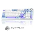 AULA F99PRO беспроводная механическая клавиатура 96%, Purple, Graywood V3 Switch