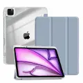 Чехол для планшета Apple iPad Air 13 M2 (2024), iPad Pro 12.9 (2022, 2021, 2020), с отделением для стилуса, из мягкого силикона, лавандовый
