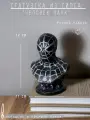 Гипсовая фигура Человек Паук Spider Man, черно-серебристый, 17 см