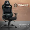 Игровое компьютерное кресло EVOLUTION NOMAD Black/White, тканевое, Мультиблок