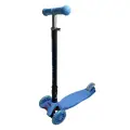 Детский складной самокат Slider SS3NBAG, четырехколесный, синий для мальчика