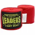 Боксерские бинты Leaders эластичные 3.5м красные