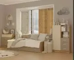 Комплект детской мебели Челси Color (кровать; шкаф комбинированный; комод) МИФ