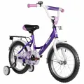 Велосипед NOVATRACK 16, VECTOR, фиолетовый, полная защита цепи, тормоз нож, крылья, багажник
