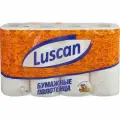 Полотенца бумажные 2-слойные Luscan, рулонные, 4 рул/уп, 6 уп.