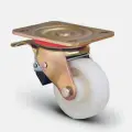Колесо с поворотной платформой и тормозом D 100 мм до 350 кг EMES ED01HKZ100X35F