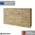 Дорсет / Doorset Комод тумба 4D1S МебельГолд, 160х41х94.6 см