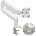 Кронштейн для монитора ONKRON G100 для монитора 13-32 настольное, до 9 кг, газлифт, белый