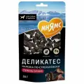 Лакомство Мнямс Деликатес «Нарезка по-строгановски» из печени северного оленя для собак, 3 шт х 50 гр