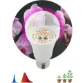 Фитолампа для растений светодиодная ЭРА FITO-14W-RB-E27 красно-синего спектра (рассада) Груша Е27 14Вт 25,2 мкмоль/с 440.660нм 1300К 230В (Б0050602) (комплект 8 шт)
