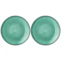 Набор из 2 тарелок закусочных bronco nature 23 см мятный KSG-263-1120