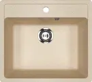 Мойка кухонная Ulgran U-104 -302 прямоугольная, 56x50, бежевая, матовая, российская