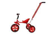 Велосипед трехколесный Galaxy Лучик Малют 3, с ручкой, колеса из ЭВА цвет красный