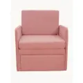 Кресло-кровать на балкон Кресло Brendoss 506 раскладное, с подлокотниками, материал износостойкий велюр, цвет розовый