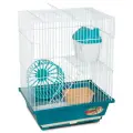 Двухъярусная клетка для мелких животных и грызунов Triol 2103, размер - 30 х 23 х 39 см, эмаль, цвет - зеленый, 40691011