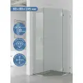 Душевое ограждение Ulitka Coral 88x88х195 см стекло прозрачное 8 мм