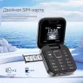 Мини-складной мобильный телефон, 2G, крупный шрифт, 2 sim-карты, быстрый набор, фонарик, FM-радио mini phone