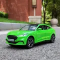 Модель автомобиля Ford Mustang Mach-E коллекционная металлическая игрушка масштаб 1:24 зеленый