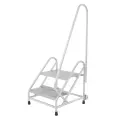 Передвижная монтажная подставка MEGAL (тип 2) 2 ступени с одним поручнем