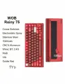 Игровая клавиатура Wob Studio Rainy 75, RGB-подсветка, беспроводная, 81 клавиша