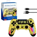 Беспроводной джойстик (геймпад) для PS4, FIFA Желтый / Bluetooth 1