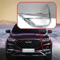 Молдинг, хром переднего бампера левый для Chery Tiggo 8 Pro 2021+, Накладка , окантовка ПТФ для Чери Тигго 8 Про 602001609AA