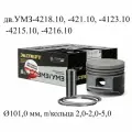Поршневая группа кт. (4 шт.) 101,0 с кольцами УМЗ-421 группа В Кострома