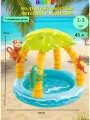 Intex Бассейн детский надувной Тропический остров 102х86см 45л, от 1 до 3-х лет 58417NP
