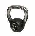 Гиря 4 кг с хромированной ручкой Original FitTools полиуретановая CPU