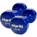 Гантели 2шт. 5 кг виниловые, темно-синий, DB-101 Starfit
