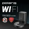 Робот пылесос со станцией самоочистки Polaris PVCRDC 5006 Wi-Fi IQ Home с влажной и сухой уборкой / Черный